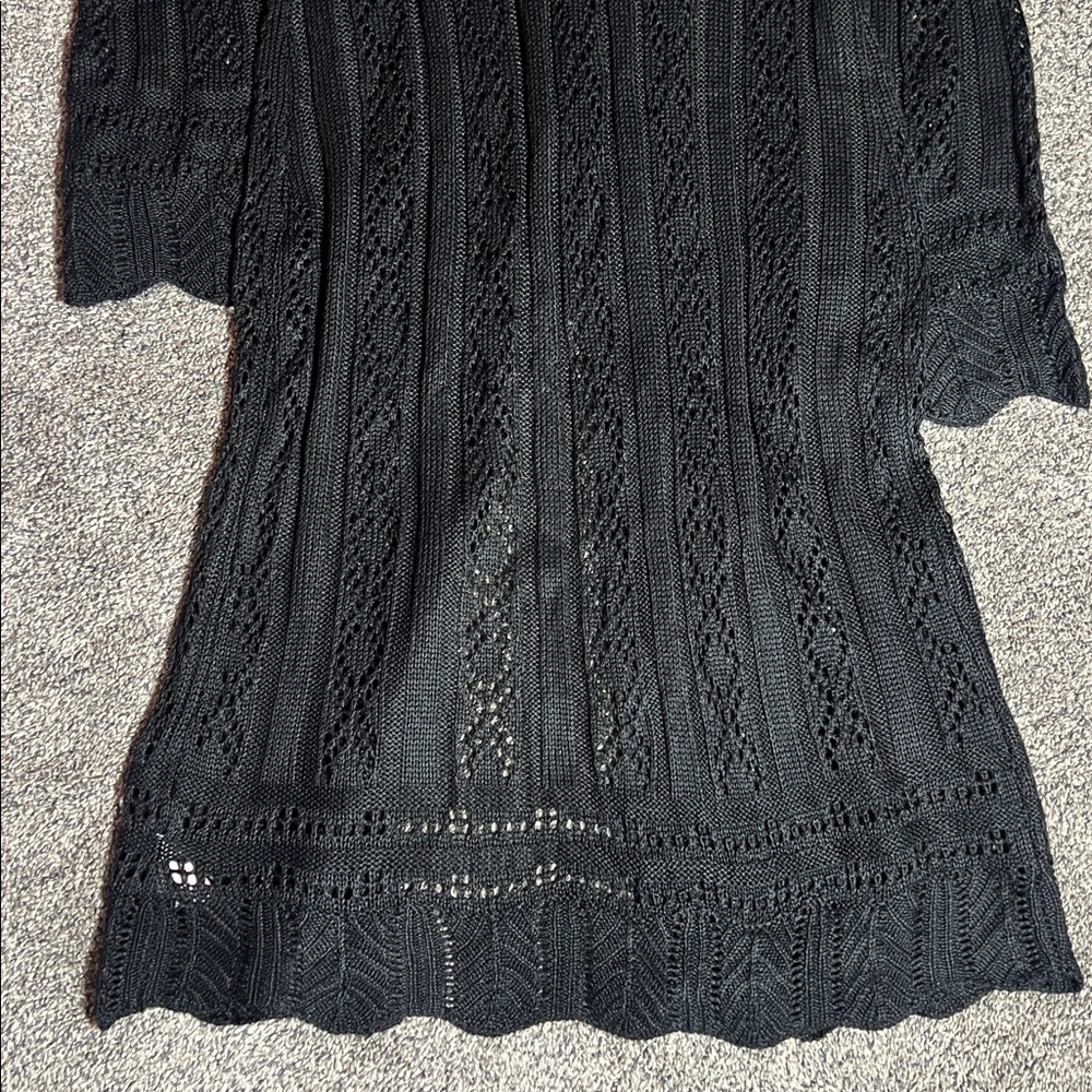 NWT No Boundaries Charcoal Knit Sweater - Picture 11 of 13
